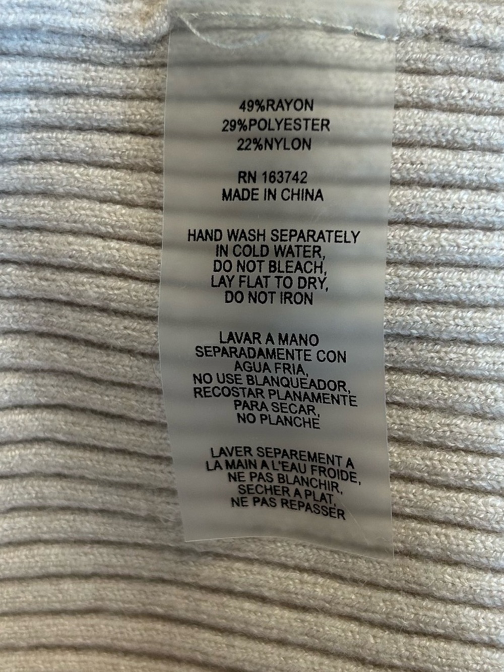 Sioni Women’s Ribbed Quarter Zip Sweater, Size Small - Picture 6 of 6